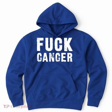 Fuck Cancer Black Font Gift Hoodie