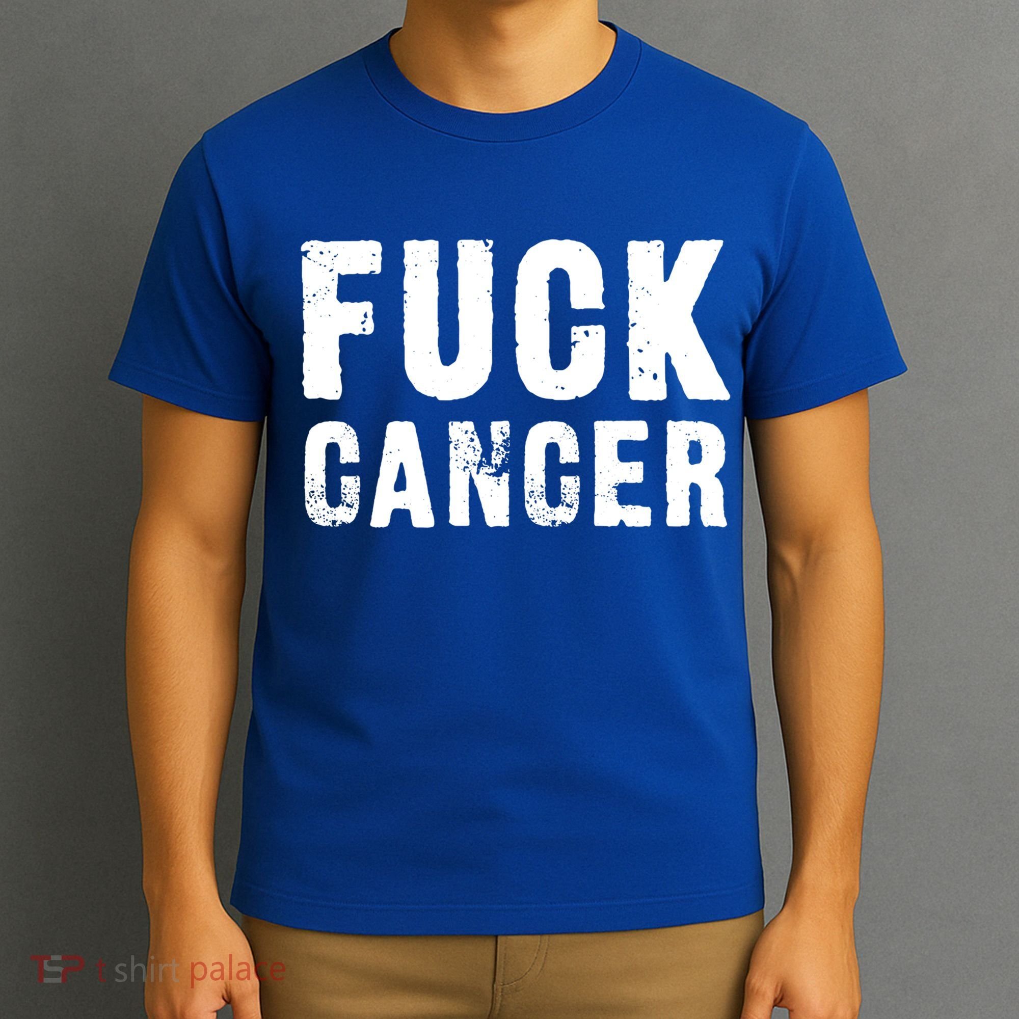 Fuck Cancer Black Font Gift T-Shirt