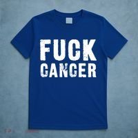 Fuck Cancer Black Font Gift T-Shirt thumb 5