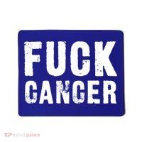 Fuck Cancer Black Font Gift Mousepad thumb 0