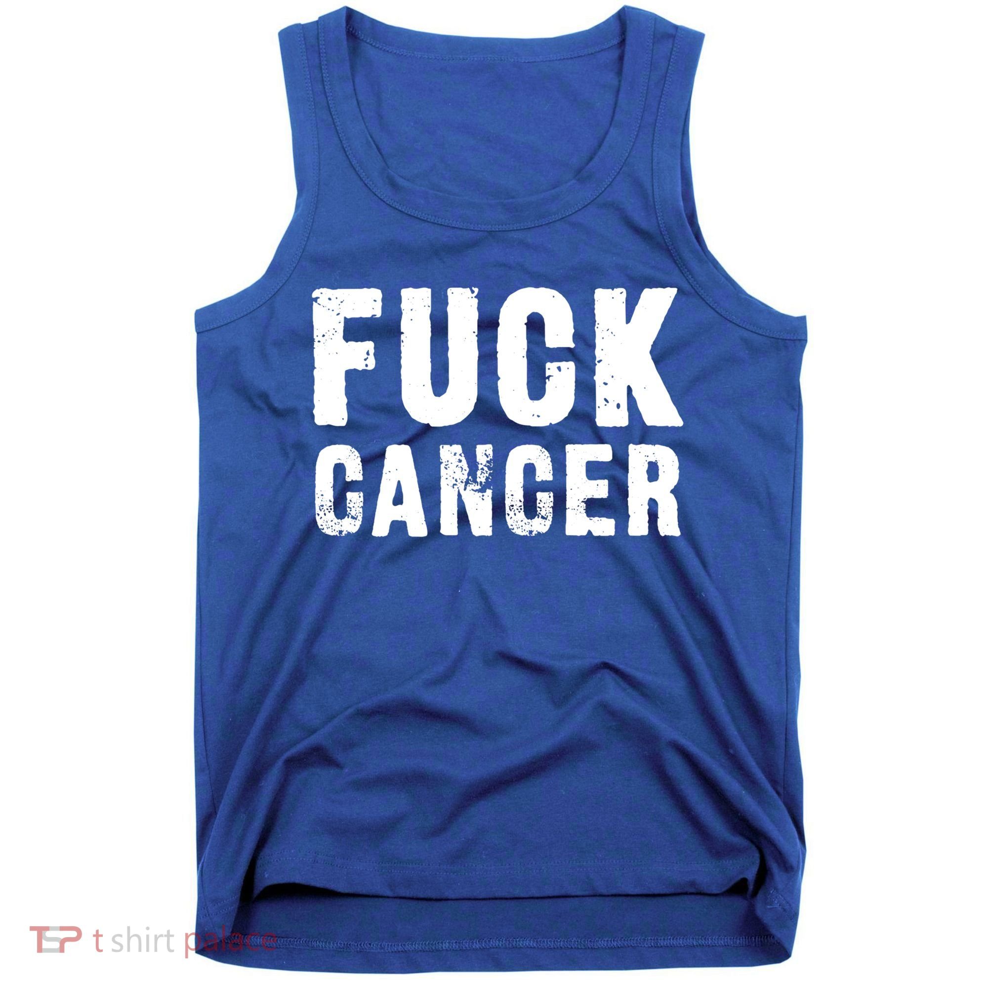 Fuck Cancer Black Font Gift Tank Top