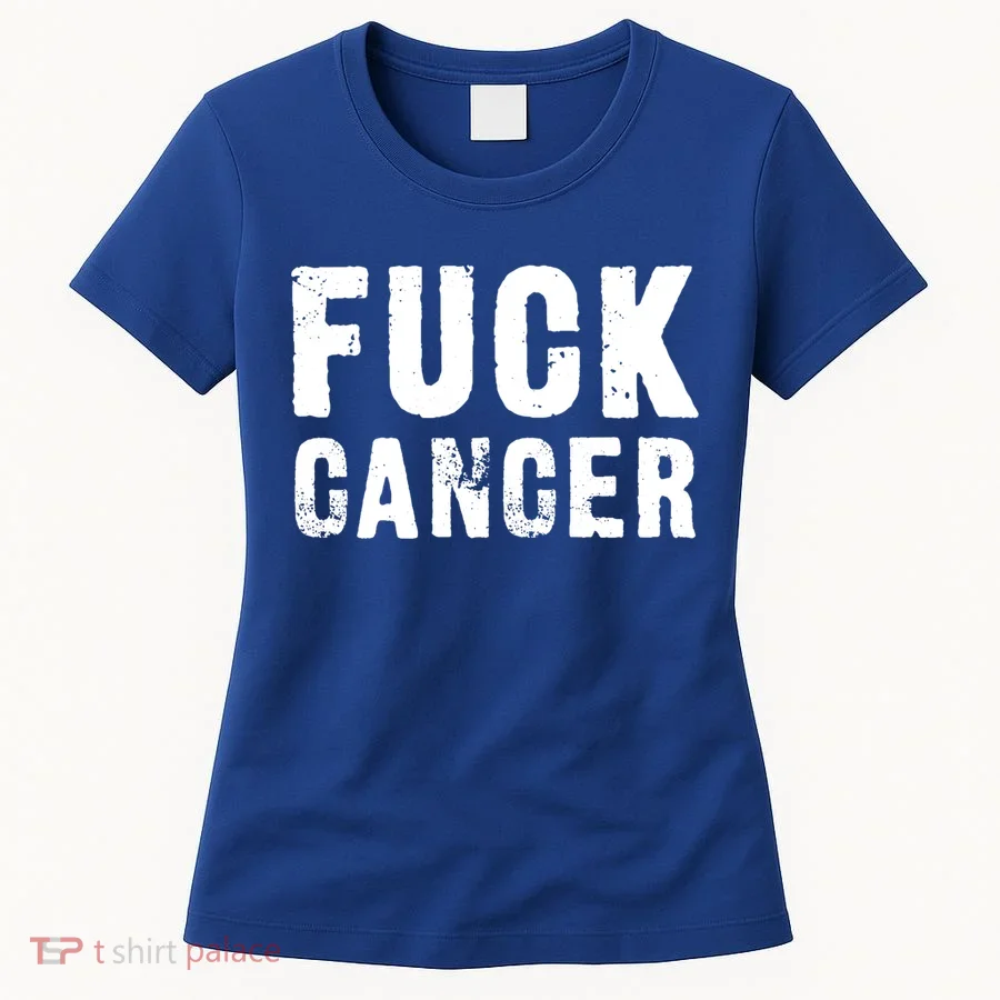 Fuck Cancer Black Font Gift Women's T-Shirt