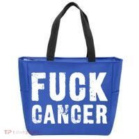 Fuck Cancer Black Font Gift Tote Bag thumb 0