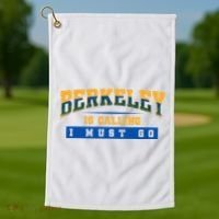 Funny California Berkeley Road Trip Travel Vacation Traveler Golf Towel thumb 1