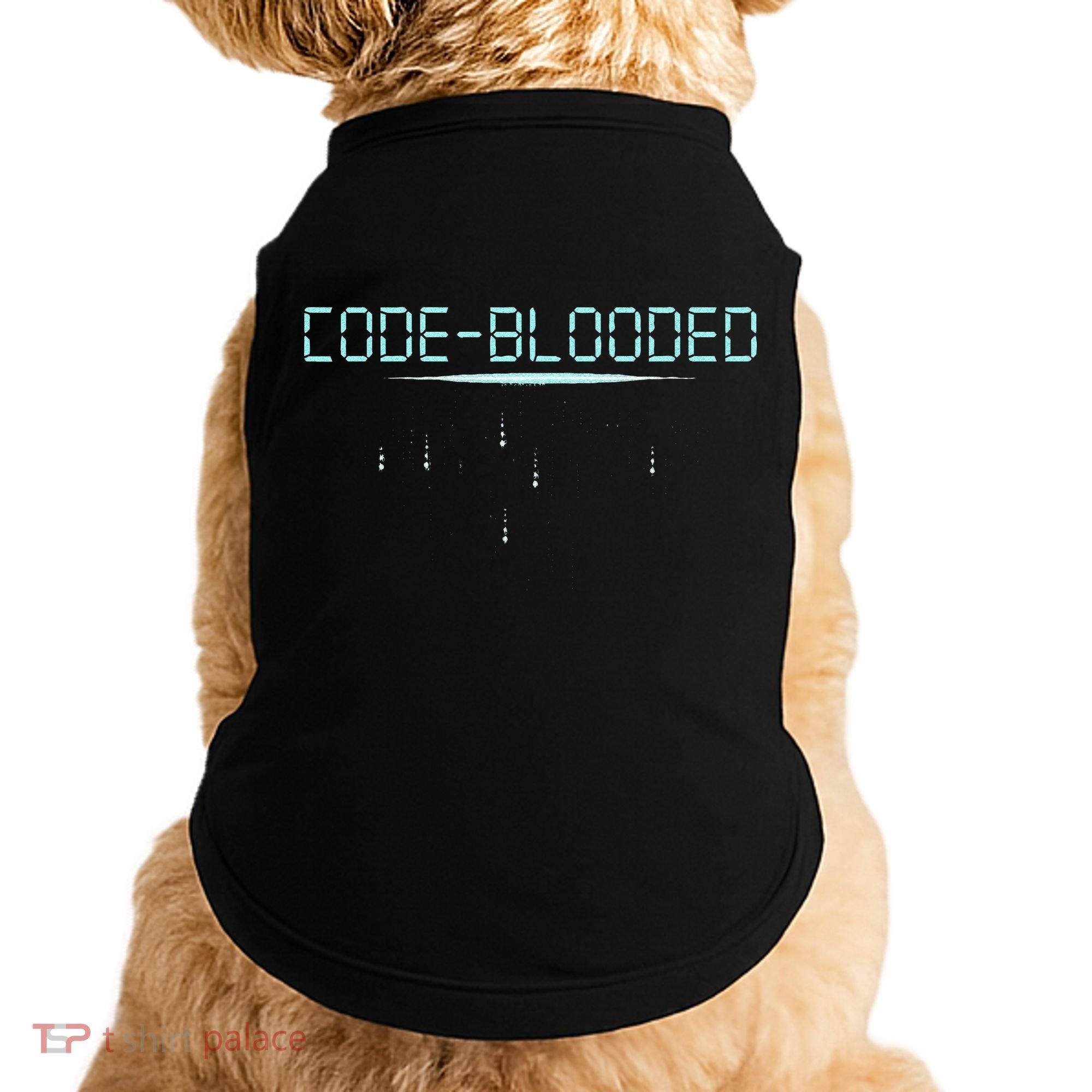 Funny Code Blooded Computer Software Programmer Binary Tree Doggie Tank