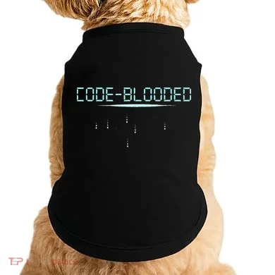 Funny Code Blooded Computer Software Programmer Binary Tree Doggie Tank