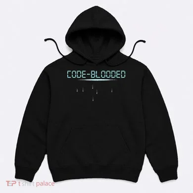 Funny Code Blooded Computer Software Programmer Binary Tree Hoodie