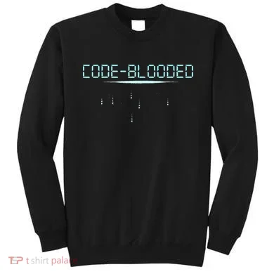 Funny Code Blooded Computer Software Programmer Binary Tree Sweatshirt