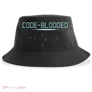 Funny Code Blooded Computer Software Programmer Binary Tree Sustainable Bucket Hat