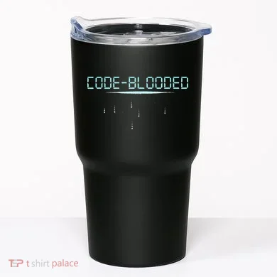 Funny Code Blooded Computer Software Programmer Binary Tree Tumbler