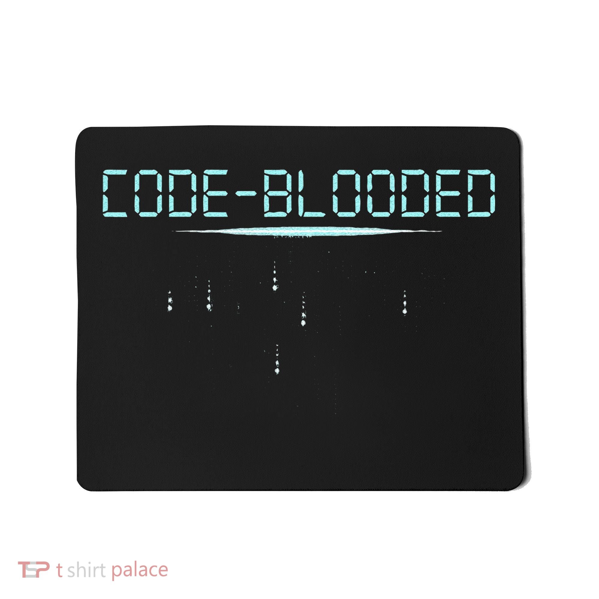 Funny Code Blooded Computer Software Programmer Binary Tree Mousepad