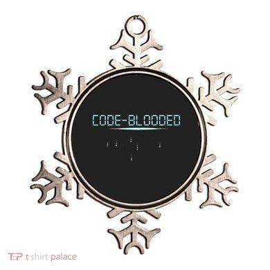 Funny Code Blooded Computer Software Programmer Binary Tree Ornament