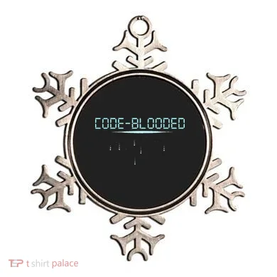 Funny Code Blooded Computer Software Programmer Binary Tree Ornament