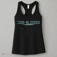 Funny Code Blooded Computer Software Programmer Binary Tree Women's Tank Top thumb 3