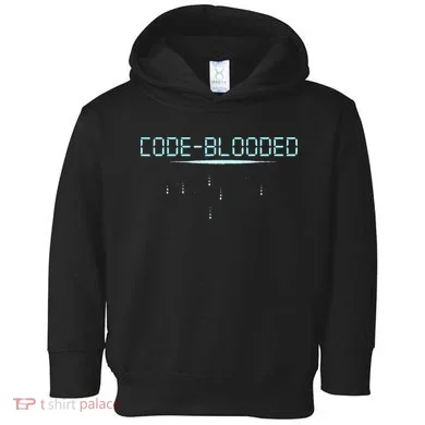 Funny Code Blooded Computer Software Programmer Binary Tree Toddler Hoodie