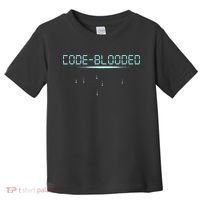 Funny Code Blooded Computer Software Programmer Binary Tree Toddler T-Shirt thumb 0