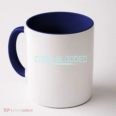 Funny Code Blooded Computer Software Programmer Binary Tree Coffee Mug