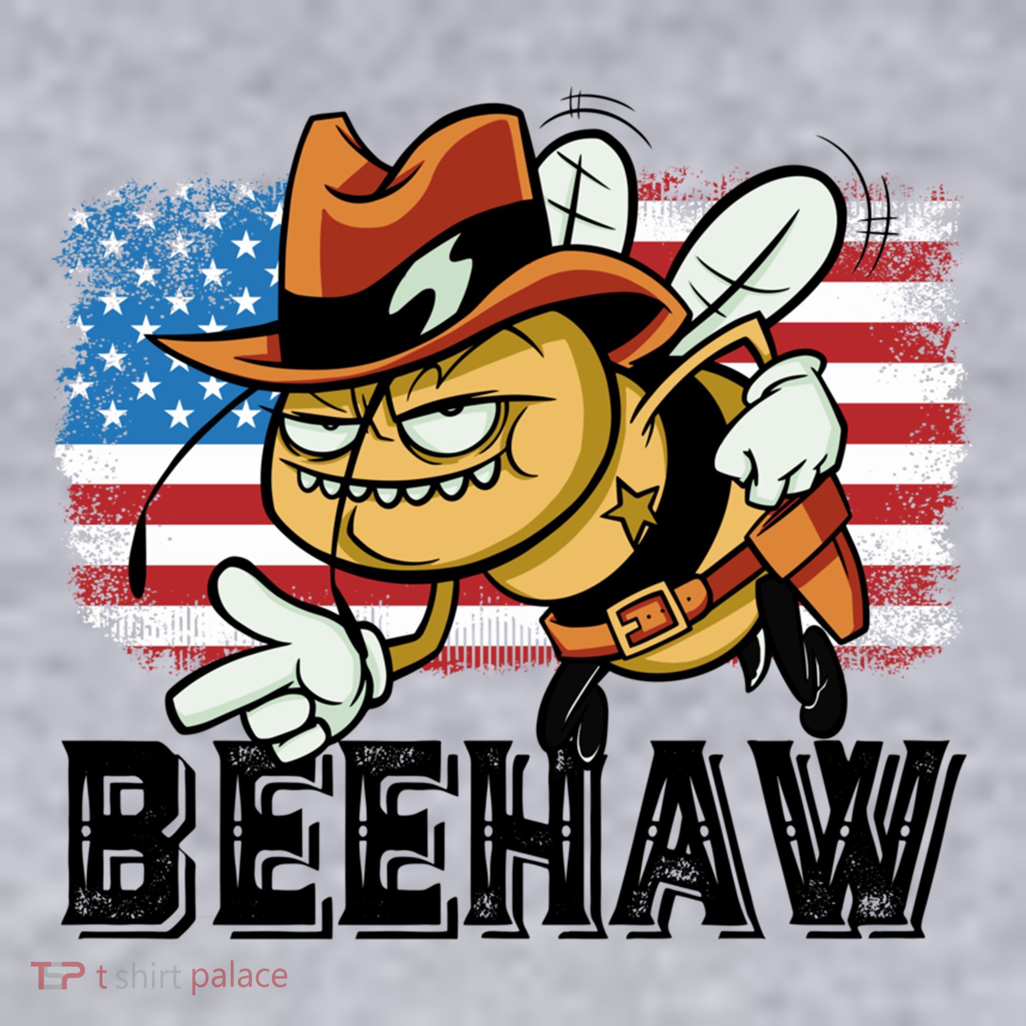 Funny Cow Bee Bumblebee Beehaw American Flag 4 Gift Women's Sweatshirt