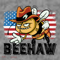 Funny Cow Bee Bumblebee Beehaw American Flag 4 Gift Toddler Hoodie thumb 2
