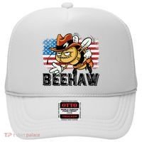 Funny Cow Bee Bumblebee Beehaw American Flag 4 Gift Hat thumb 0