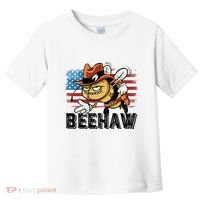 Funny Cow Bee Bumblebee Beehaw American Flag 4 Gift Toddler T-Shirt thumb 0