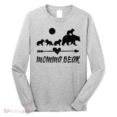 Four Cute Bear Cubs Gift Long Sleeve Shirt