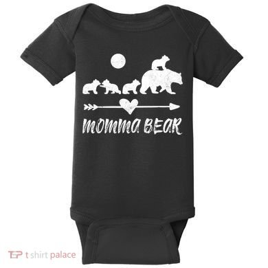 Four Cute Bear Cubs Gift Baby Bodysuit
