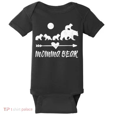 Four Cute Bear Cubs Gift Baby Bodysuit