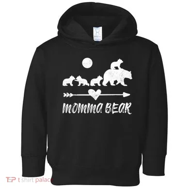 Four Cute Bear Cubs Gift Toddler Hoodie