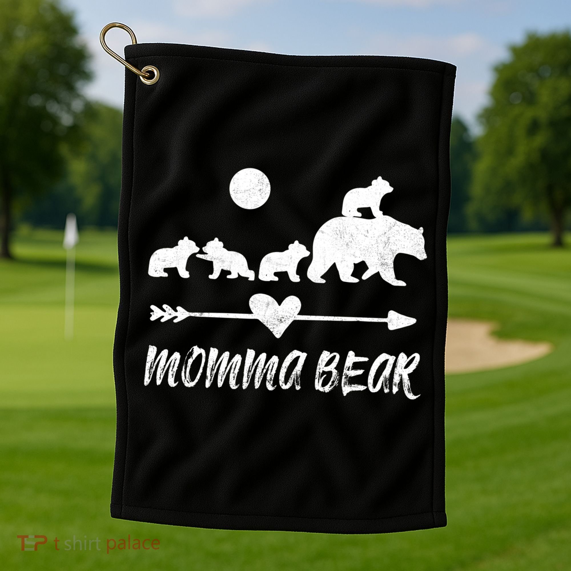 Four Cute Bear Cubs Gift Golf Towel