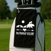 Four Cute Bear Cubs Gift Golf Towel thumb 2