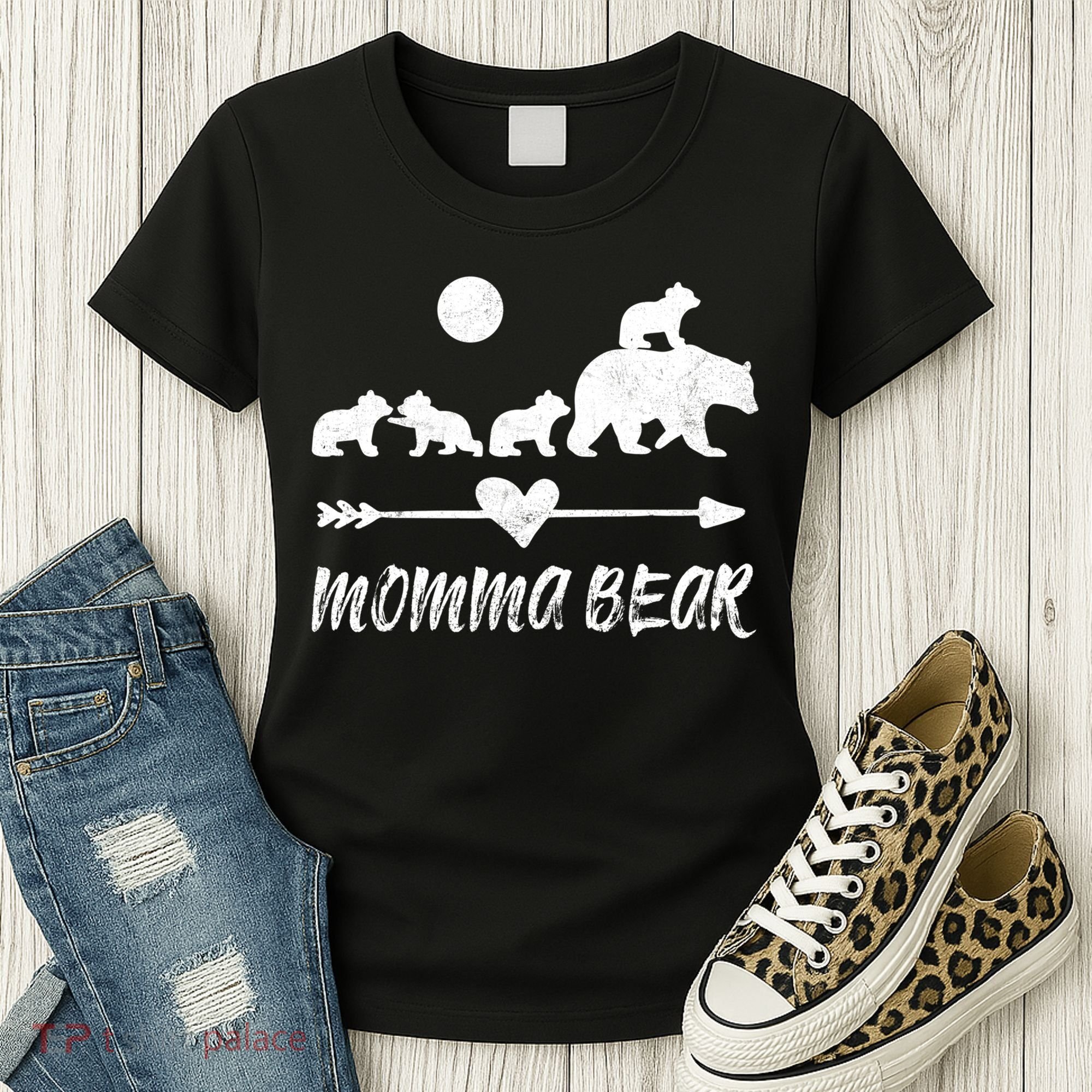 Four Cute Bear Cubs Gift Women's T-Shirt