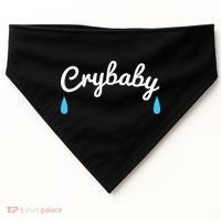 Funny Cry Baby USA-Made Doggie Bandana thumb 0