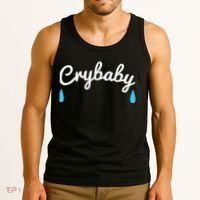 Funny Cry Baby Tank Top thumb 3