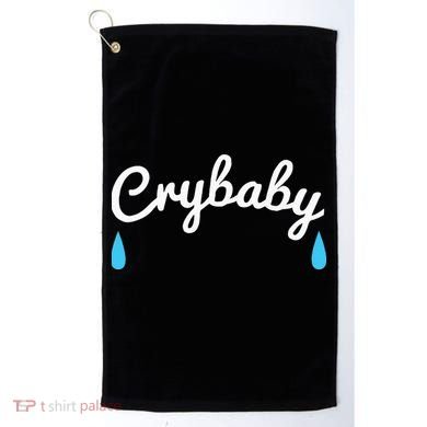 Funny Cry Baby Golf Towel