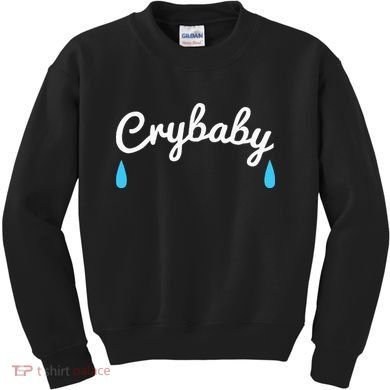 Funny Cry Baby Kids Sweatshirt