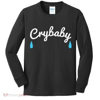 Funny Cry Baby Kids Long Sleeve Shirt