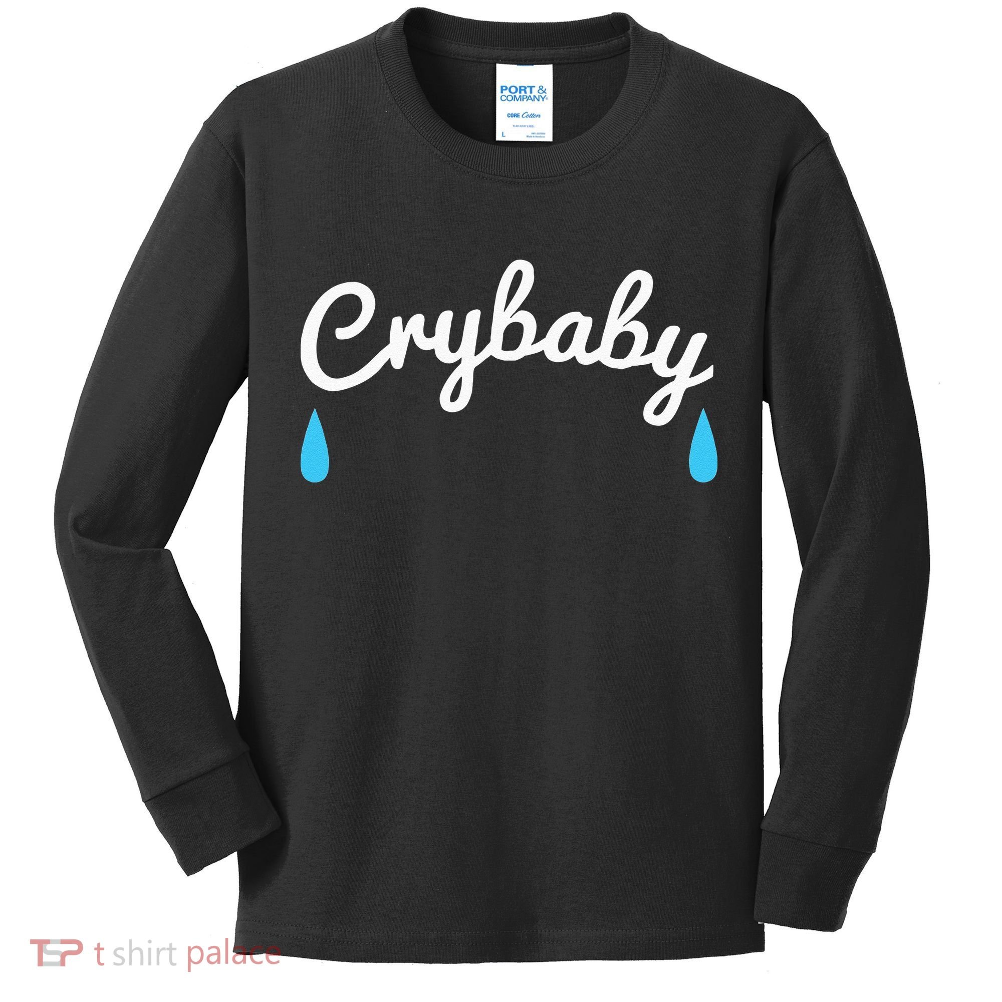 Funny Cry Baby Kids Long Sleeve Shirt