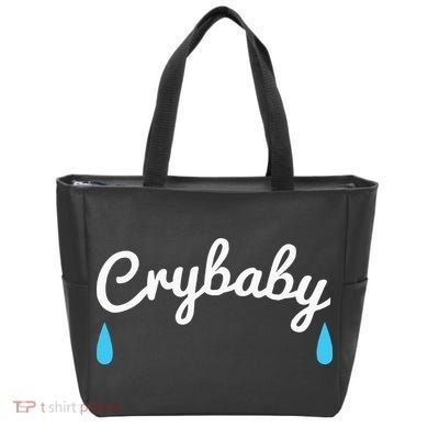 Funny Cry Baby Tote Bag