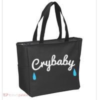 Funny Cry Baby Tote Bag thumb 2