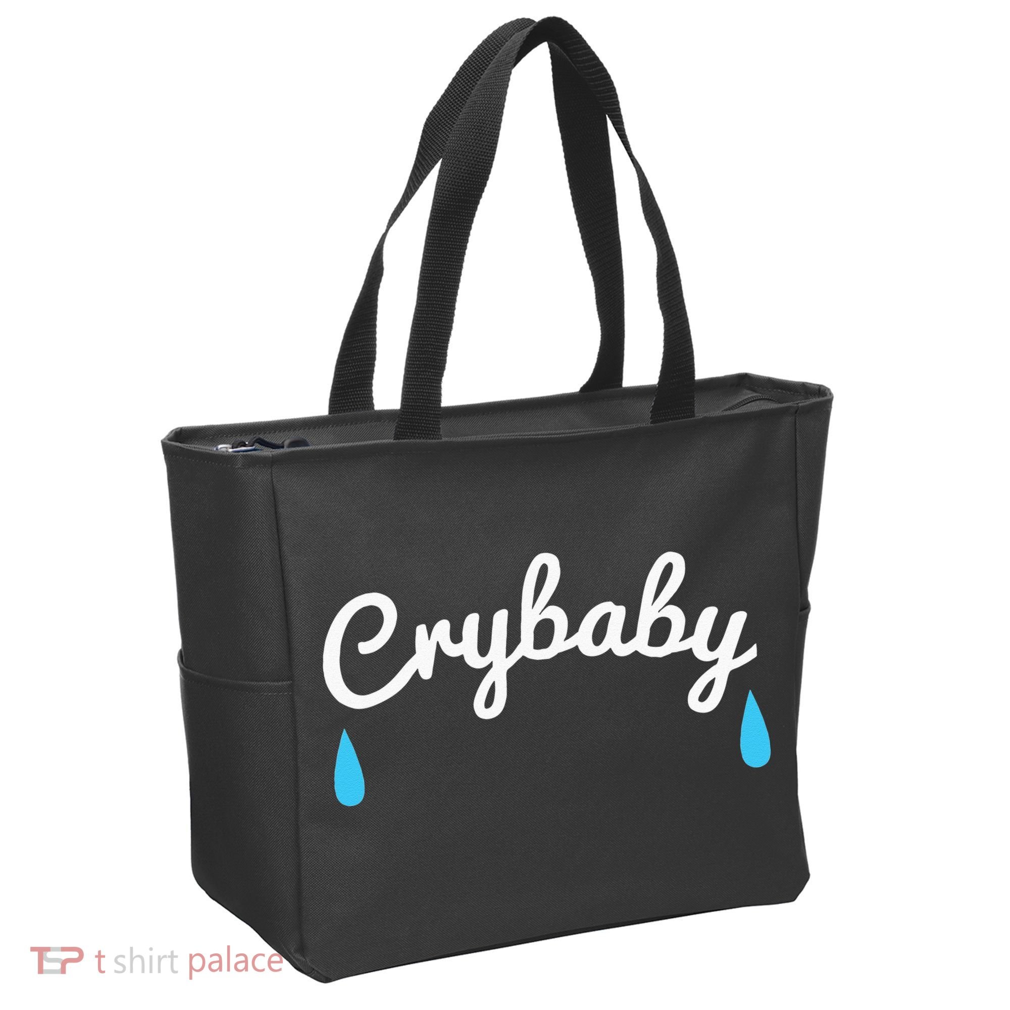 Funny Cry Baby Tote Bag