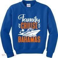 Family Cruise Bahamas Cruising Cruise Ship Gift Kids Sweatshirt thumb 0