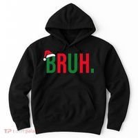 Funny Christmas Bruh Xmas Bruh Hoodie thumb 0