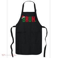 Funny Christmas Bruh Xmas Bruh Apron thumb 0