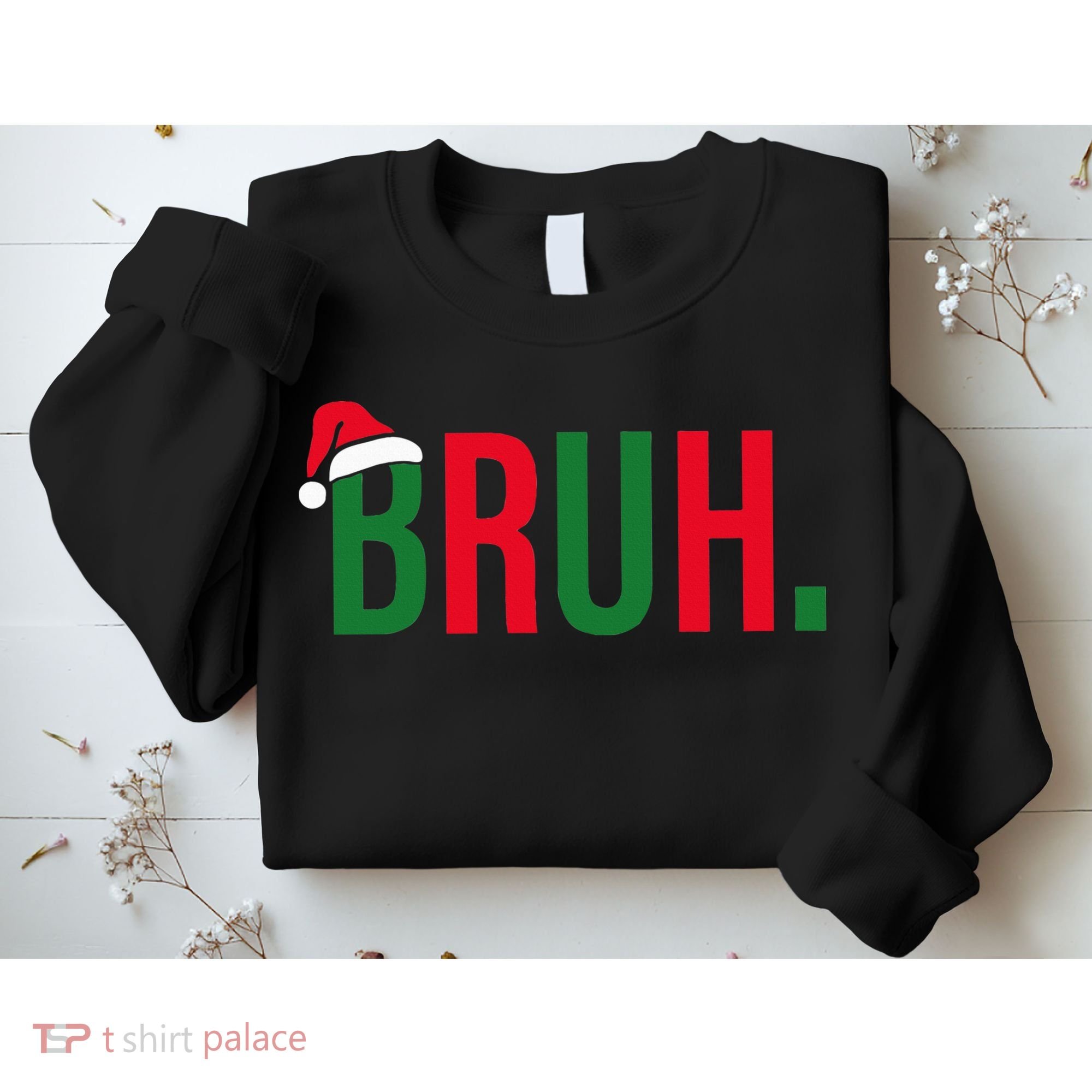 Funny Christmas Bruh Xmas Bruh Sweatshirt