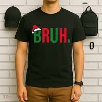 Funny Christmas Bruh Xmas Bruh T-Shirt thumb 6