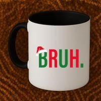 Funny Christmas Bruh Xmas Bruh Coffee Mug thumb 2