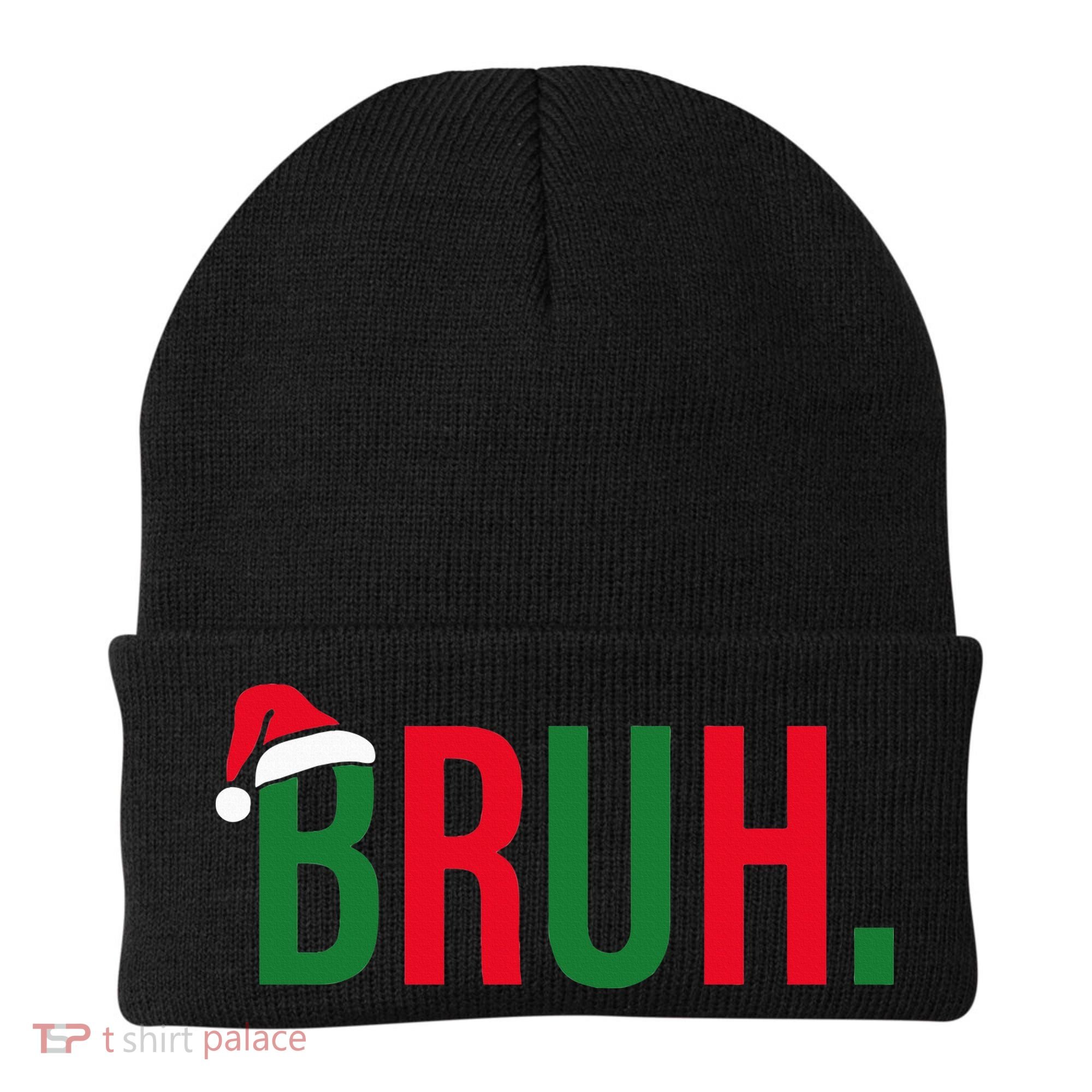 Funny Christmas Bruh Xmas Bruh Beanie