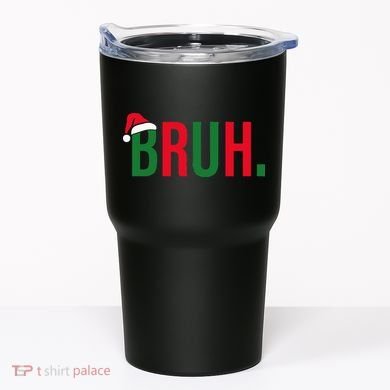 Funny Christmas Bruh Xmas Bruh Tumbler