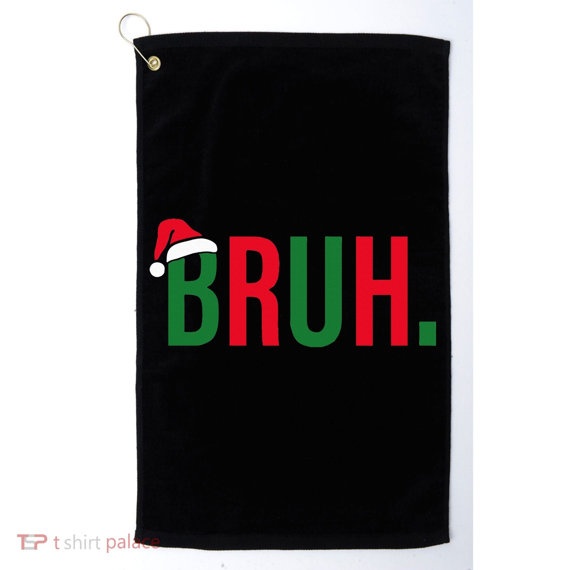 Funny Christmas Bruh Xmas Bruh Golf Towel